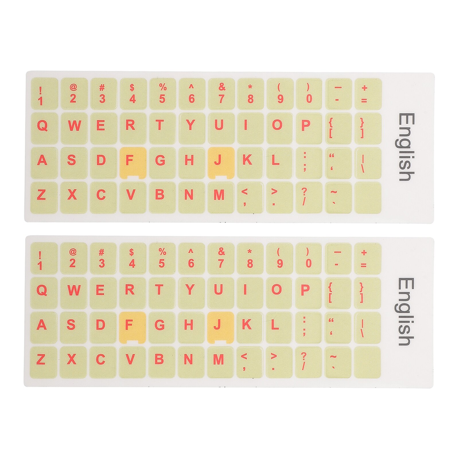 Autocollant de remplacement pour clavier anglais, 2 feuilles, lettres noires, pour ordinateur portable: Macarons in autumn