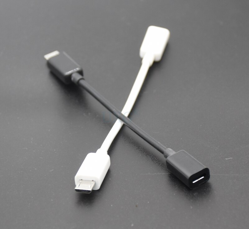 10cm Micro USB Female to Micro USB Male F/M Extension Extender Date Charging Short OTG Cable Black 20CM 50CM 10CM 1m 1.5m 2m