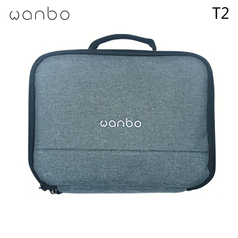 Wanbo Projector Case Carrying Bag for Wanbo Mini Projector Travel Carrying-Bag Accessories Storage Pockets (Fit Most Projectors): For T2