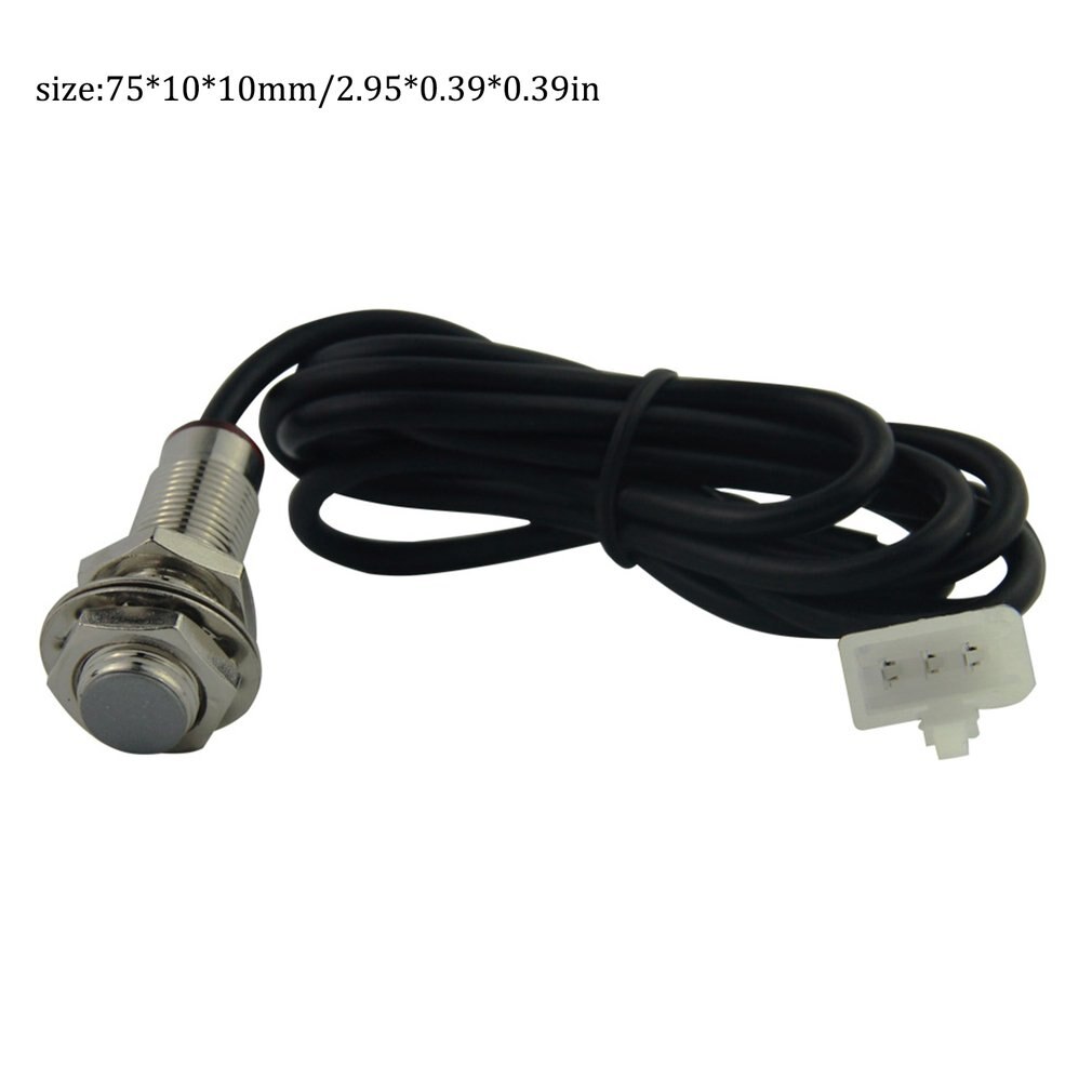 Durable Digital Odometer Sensor Cable Magnet For Motorcycle Speedometer Tachometer With 3 Small Magnets