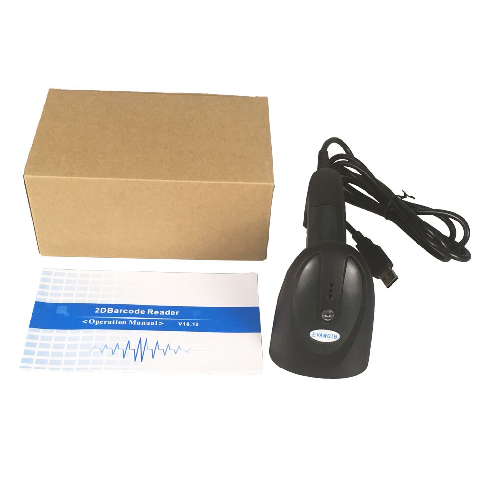 2D Barcode Scanner CMOS Sensor and Portable USB Wired Continuous Scanning Industrial Handheld Logictics Brcode Reade