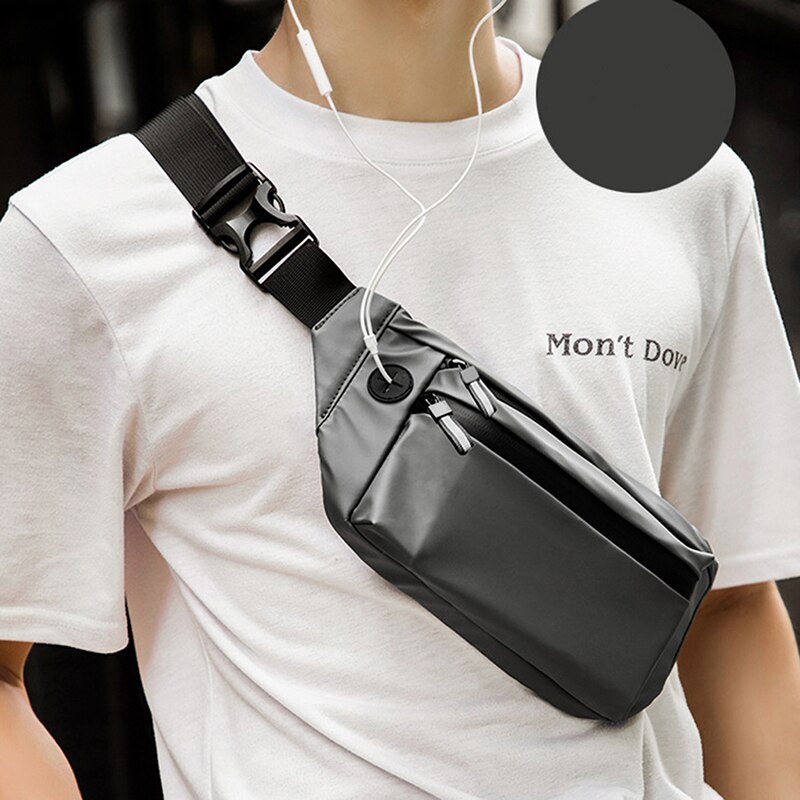 Waterproof Man Waist Bag Chest Pack Outdoor Fitness Crossbody Bag Casual Travel Male Bum Belt Bag Bolsos 2022