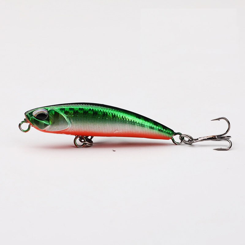 1Stck Elritze Untergang Langsam Bleistift Angeln Locken 5cm 5g Crankbait Wobbler ABS Künstliche Harten Köder sehen Meer angelgerät
