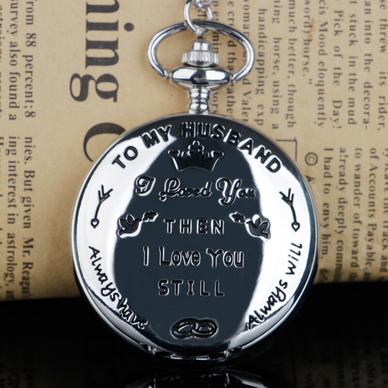 thumbnail image 2 of Steampunk Skull Design Quartz Pocket Watch - Unisex, Brown Case, White Dial, Half Hunter 2 of 6
