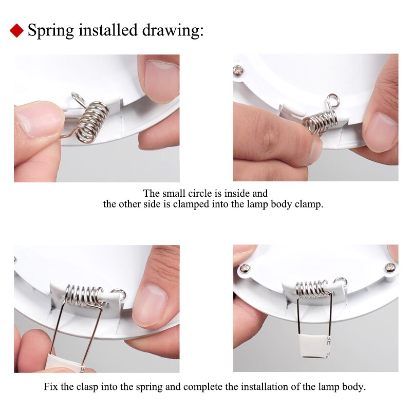 LED panel light Ultra thin Downlight lamp 3W 4W 6W 9W led ceiling lights recessed grid downlight slim round panel light