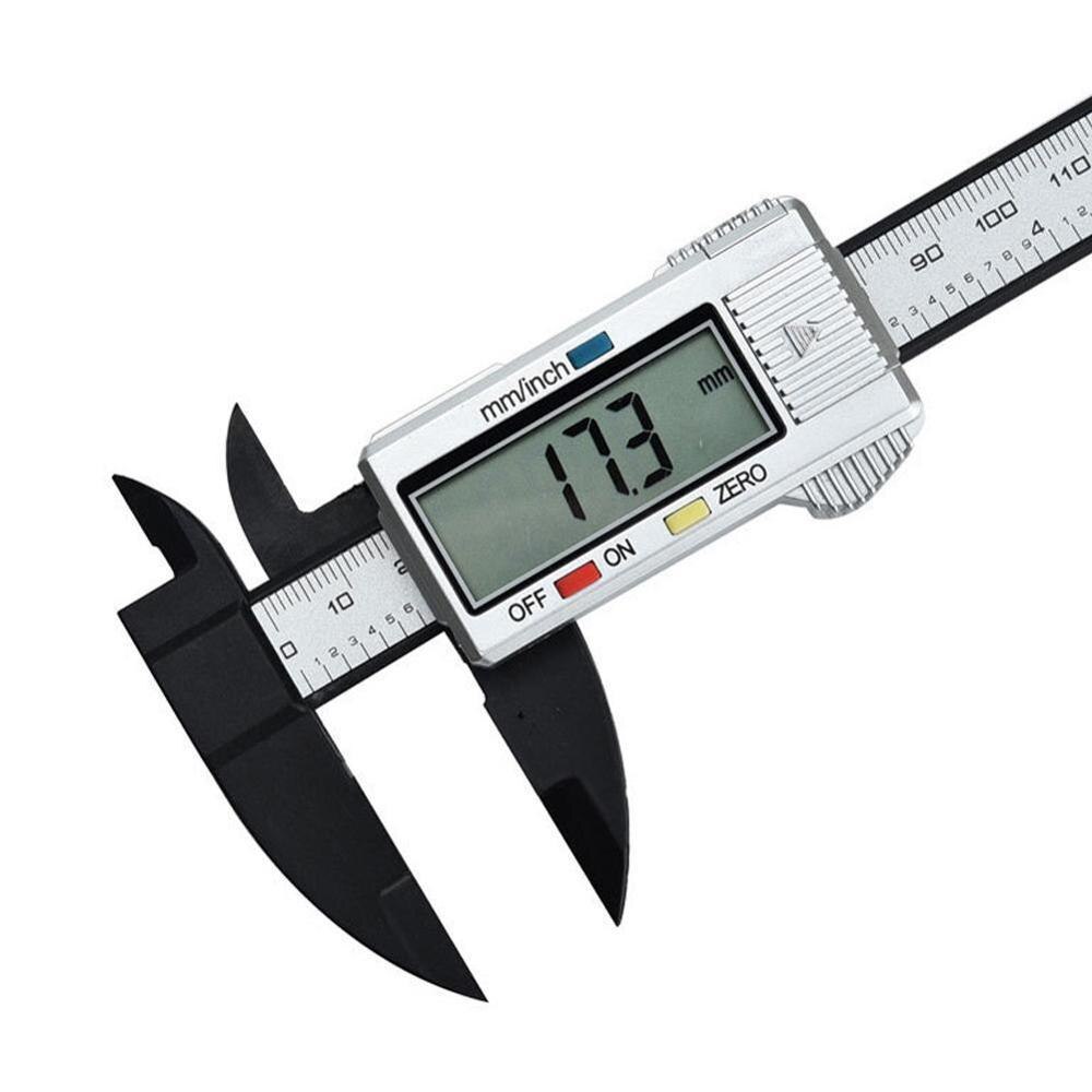 High precision electronic digital display Vernier caliper ruler inner measuring outer diameter 0-150mm plastic gauge tool G7E5