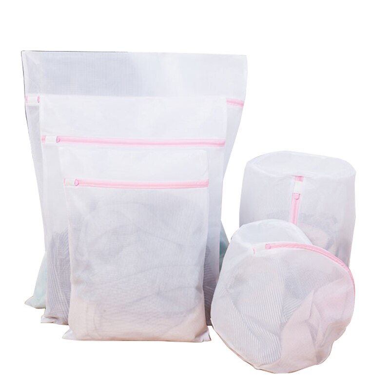 5 PCS Delicates Laundry Bags Protection Washing Drying Bag Washing Bags: Default Title