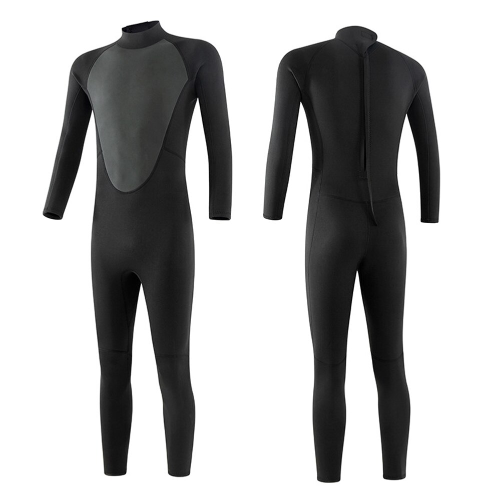 Men Full Bodysuit Wetsuit 3mm Diving Suit Stretchy Swimming Surfing Snorkeling