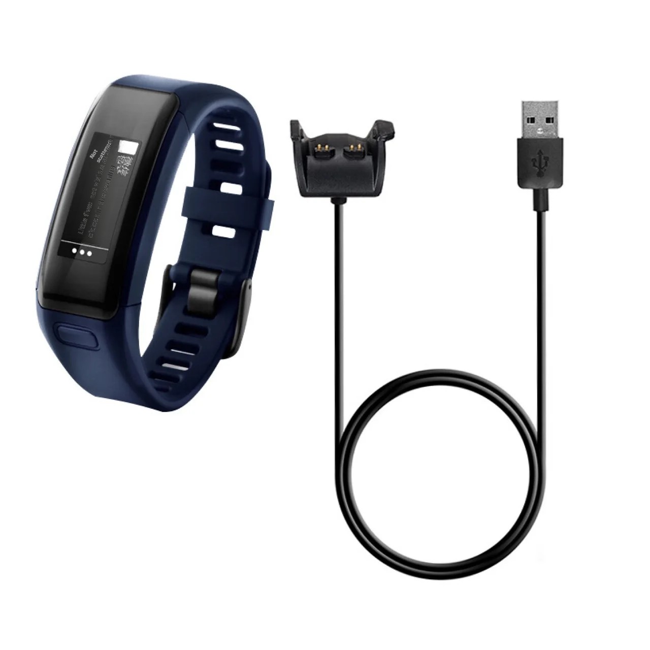 Garmin Vivosmart HR und HR+ Fitness-Tracker, wiederaufladbarer Akku, Offroad-Ausrüstung, langlebiges Material, leicht, angenehm zu tragen