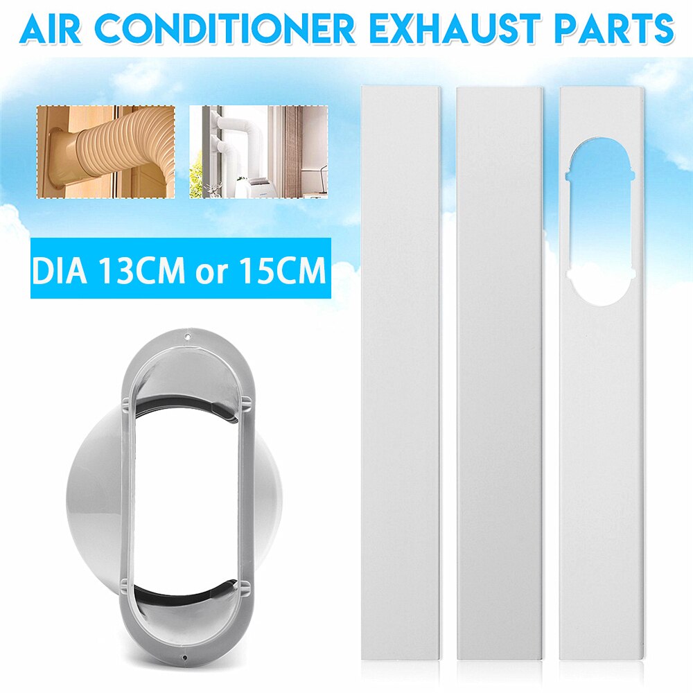 Newest Adjustable Portable Air Conditioner Window Kit Slide Plate Wind Shield Window Adaptor Connector Conditioning Accessories