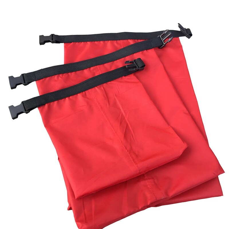 3Pcs Waterdichte Dry Bag Storage Pouch Rafting Kano Varen Kajakken Carrying Waardevolle Bederfelijke Artikelen 1.5 + 2.5 + 3.5L