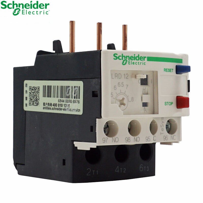 Schneider Electric LRD12C Contactor LR-D12C 5.5-8A LC1D Contactor Thermal Overload Relay Brand Original Export