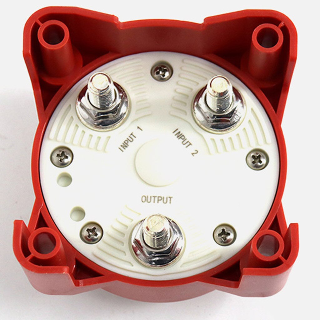 Neue Stil Vier Getriebe Dual Batterie Schalter Selector Sicherheit Geschlossen Off Trennen Rot