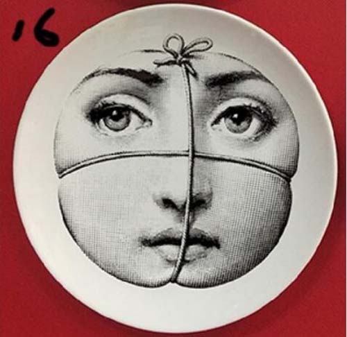 Italia milano tallerkener illustrasjon veggoppheng prøverom/hjem/hotell kunstdekorasjon: 16