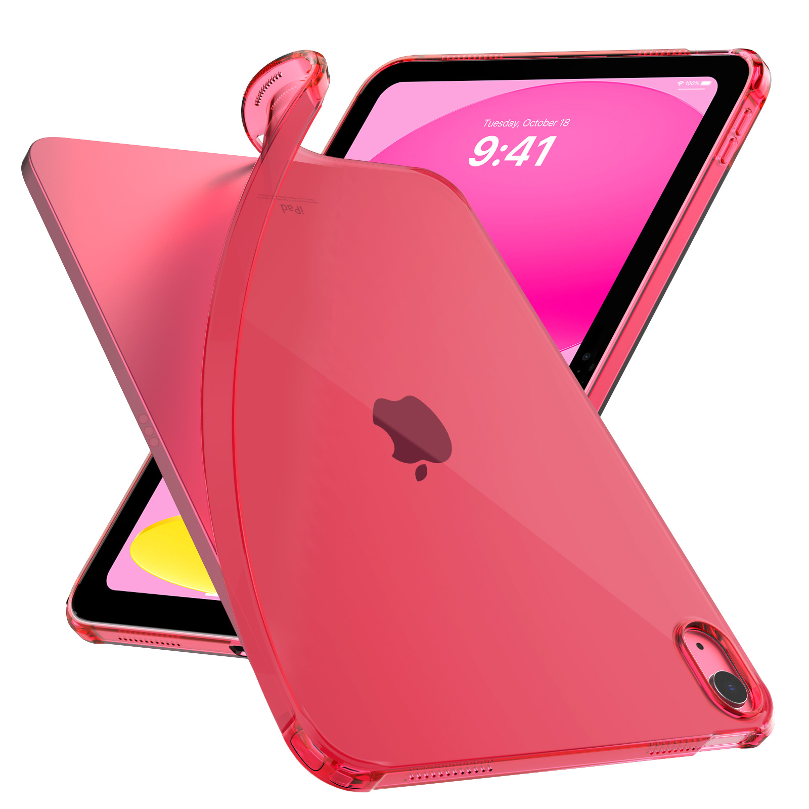 Doorzichtig hoesje voor iPad (A16) 11e generatie 2025 11 inch Lichtgewicht zacht TPU voor iPad 10e generatie 2022 10,9 inch: WHITE