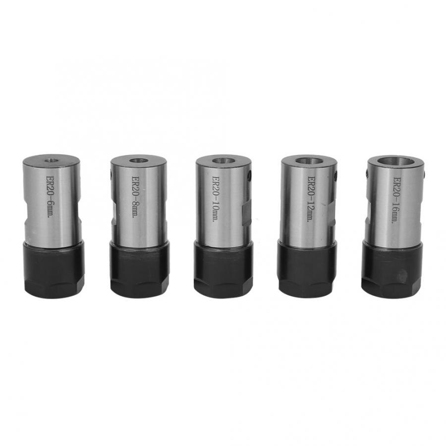 C25-ER20-45L Collet Block Chuck Collet Holder Spindle Motor Shaft Clamping Tool Bar Motor Shaft Clamping Tool