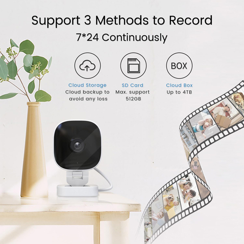 Xiaomi-cámara de seguridad 4K, Mini Monitor WiFi a todo Color, visión nocturna, detección de movimiento, vigilancia impermeable IP65 con Audio bidireccional
