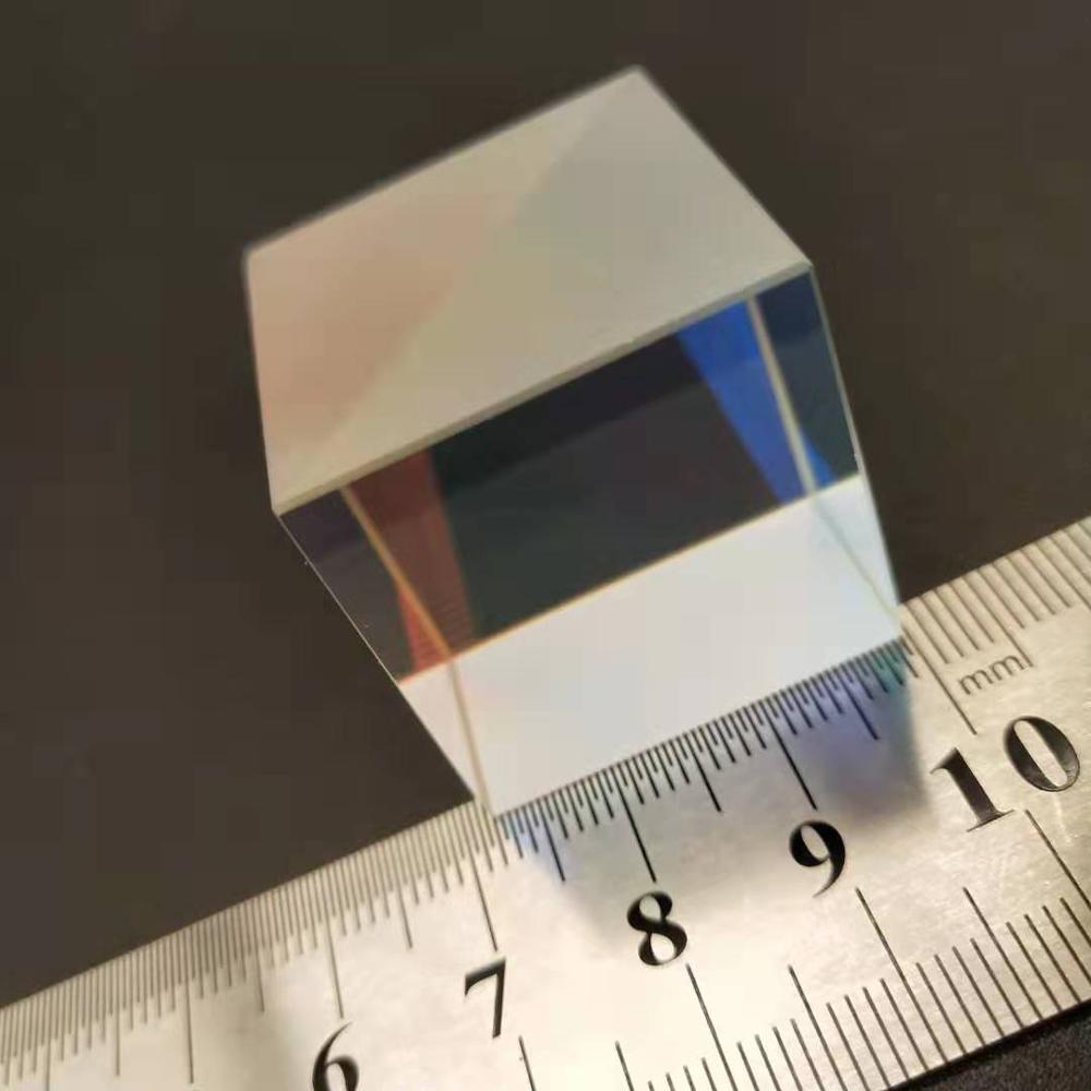 Vierzijdig Cubic Prisma K9 Gekleurde Glas Splitting Optische Prisma Experimentele Instrument