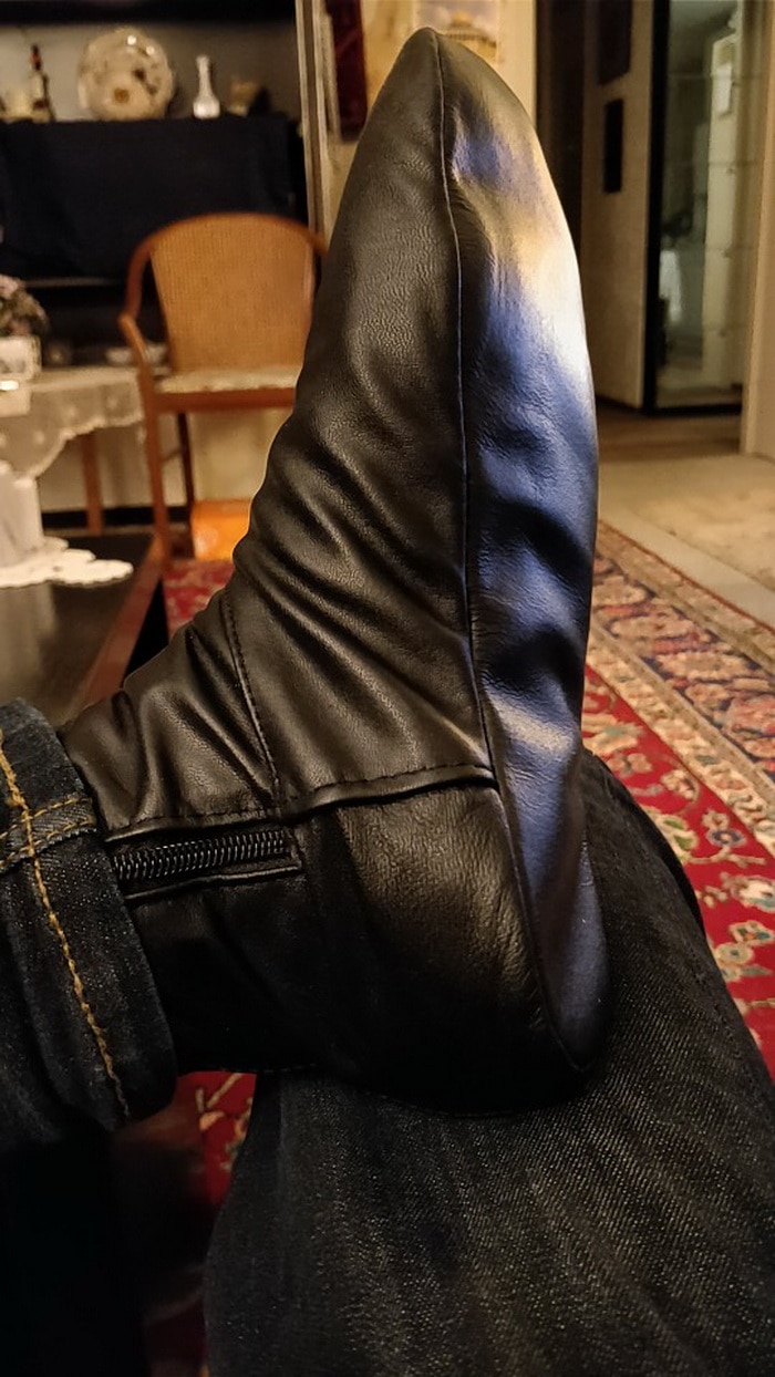 Chaussettes unisexes de prière musulmane, noires, pour prier, islamiques, en cuir et velours, pour hommes