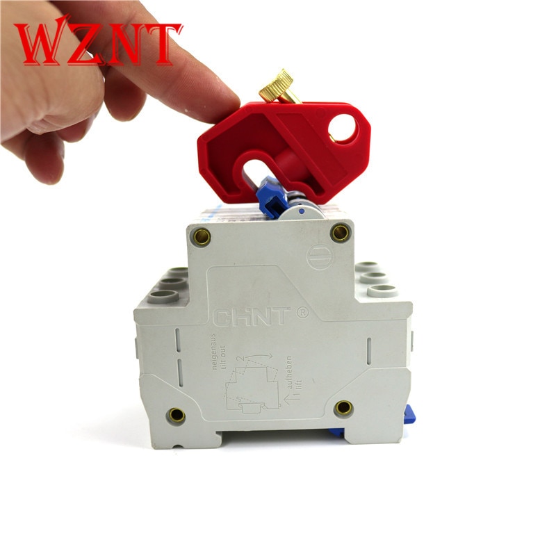 5pcs breaker lockout lock dogs, MCB lock ,toggle lock safety circuit breaker lock, tool-free lockout