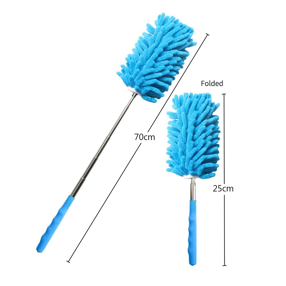 Soft Microfiber Duster Brush Dust Cleaner Static Anti Dust Brush Home Air-conditioner Furniture Cleaning Extendable Applicator