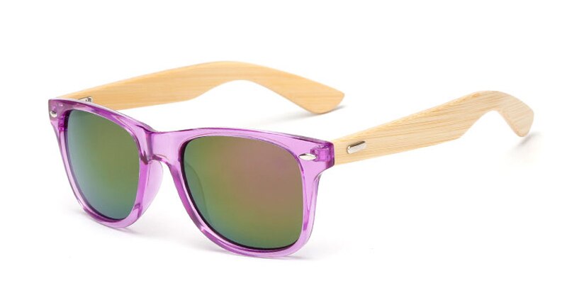 16 farbe Bambus Sonnenbrille Männer Holz Sonnenbrille Frauen Spiegel Original Holz Sonnenbrille retro de sol masculino: wooden 1501 C10