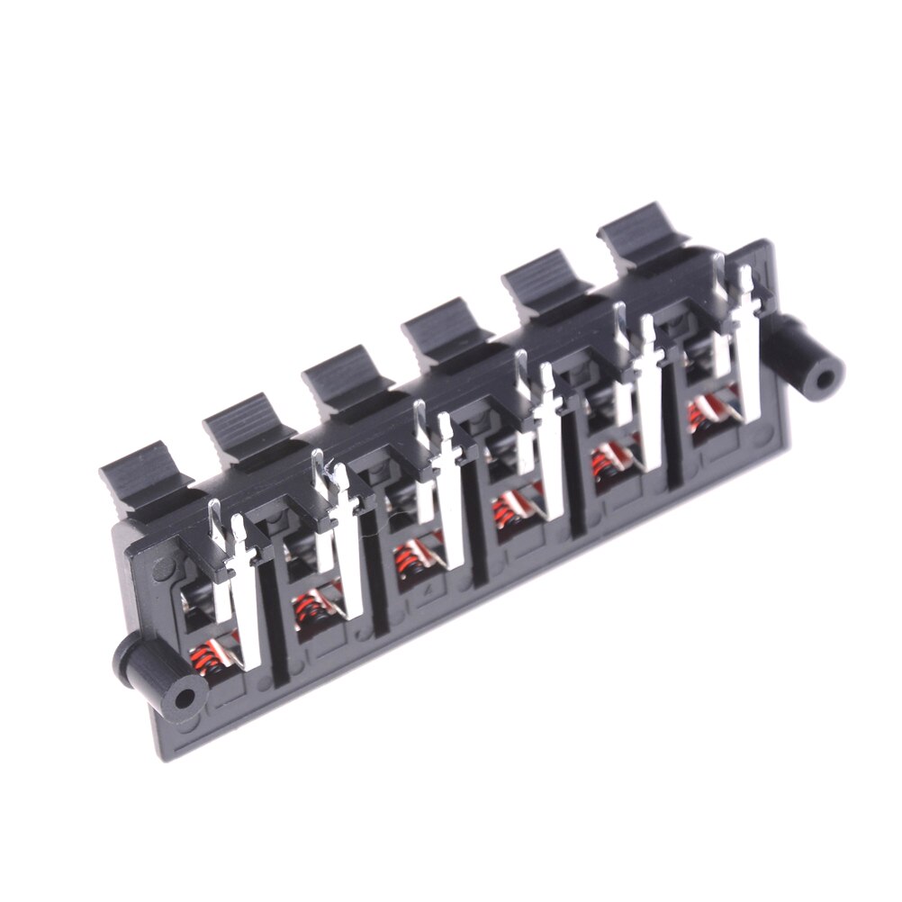 AC 50V 3A 12 Way 2 Row Push Release Connector Plate Stereo Speaker Terminal Strip Block