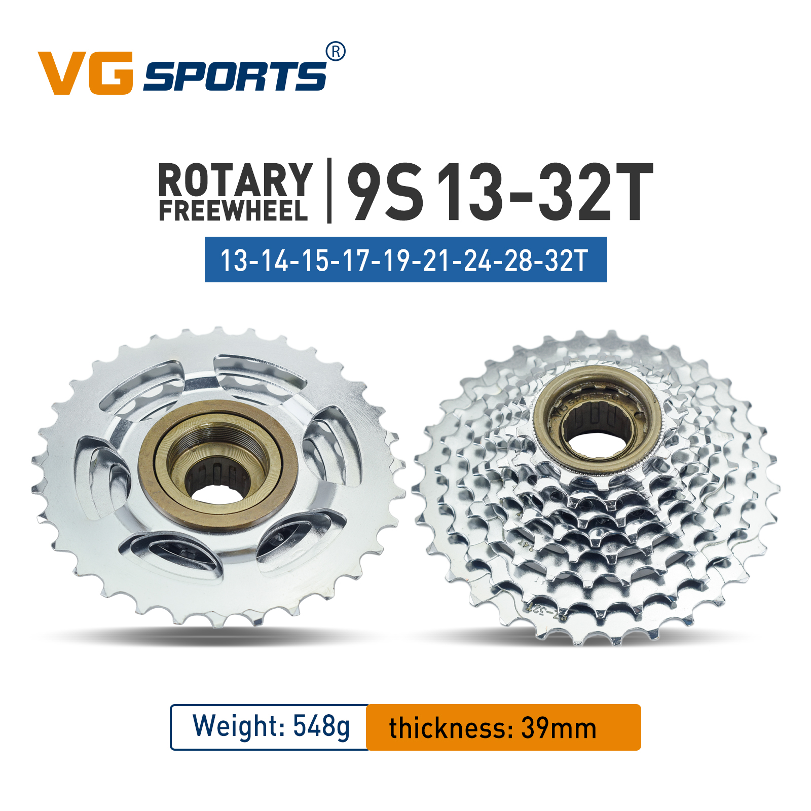 VG Sportfiets Tandwiel 5/6/7/8/9/10/11 Speed Draad Vrijloop 14-28T 13-28/32T 11-32/36T Tandwielen Compatibel met roterende Hub: groen