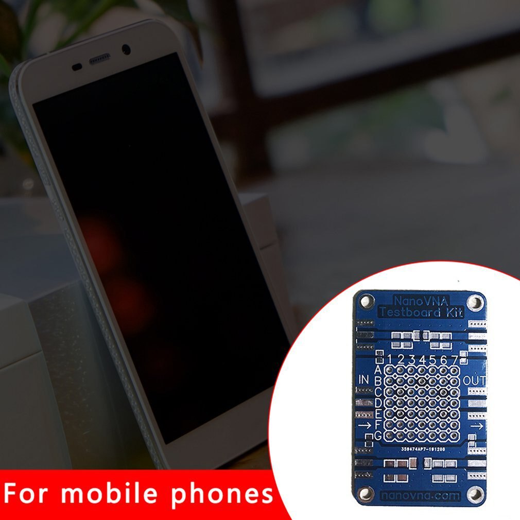 Vector Network Analysis Test Board Metal Test Board Portable Mini VNA Demonstration Test Board VNA Testboard Kit