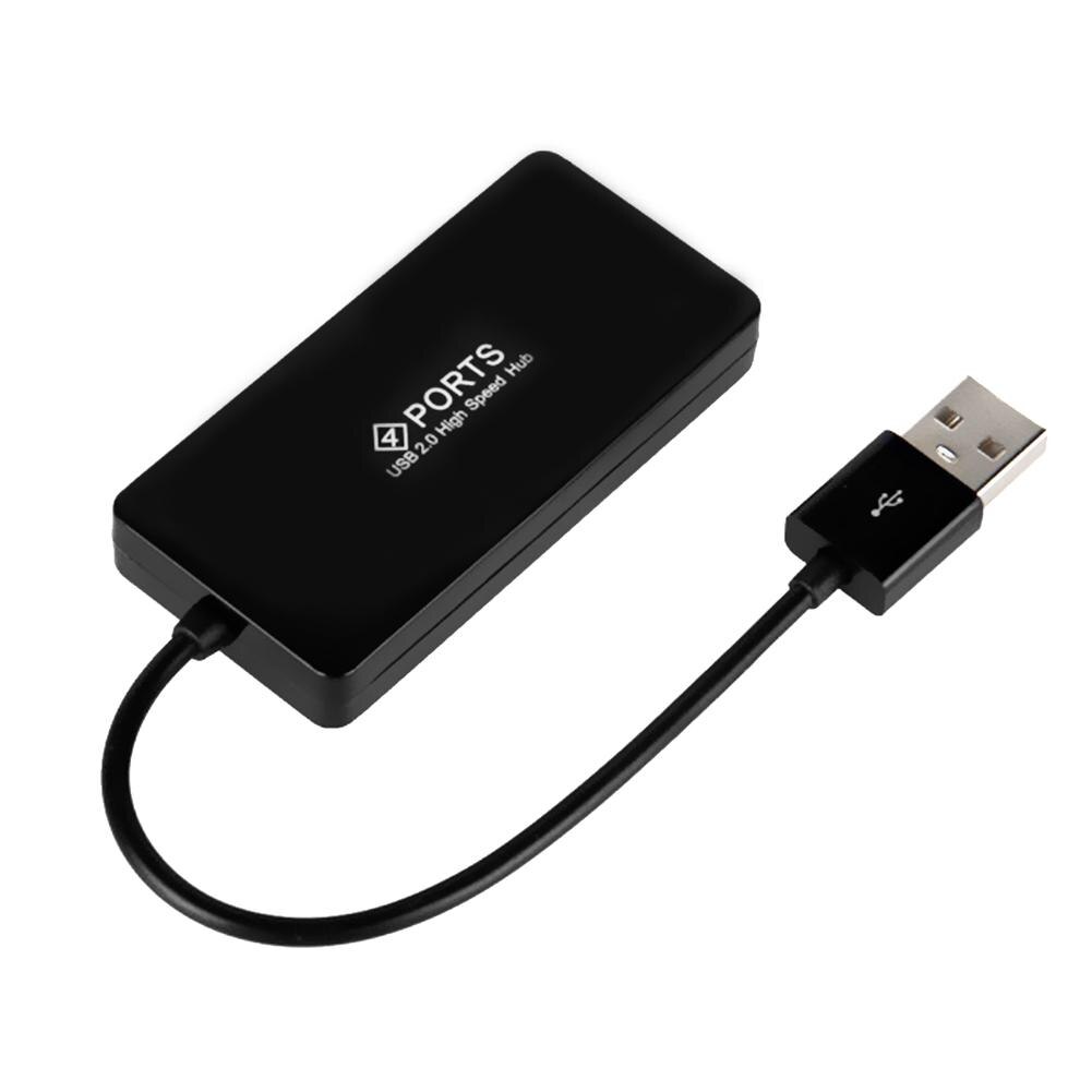 USB 2.0 Hi-Speed 4-Port Splitter Hub For PC Notebook High Speed Computer Black I175362716