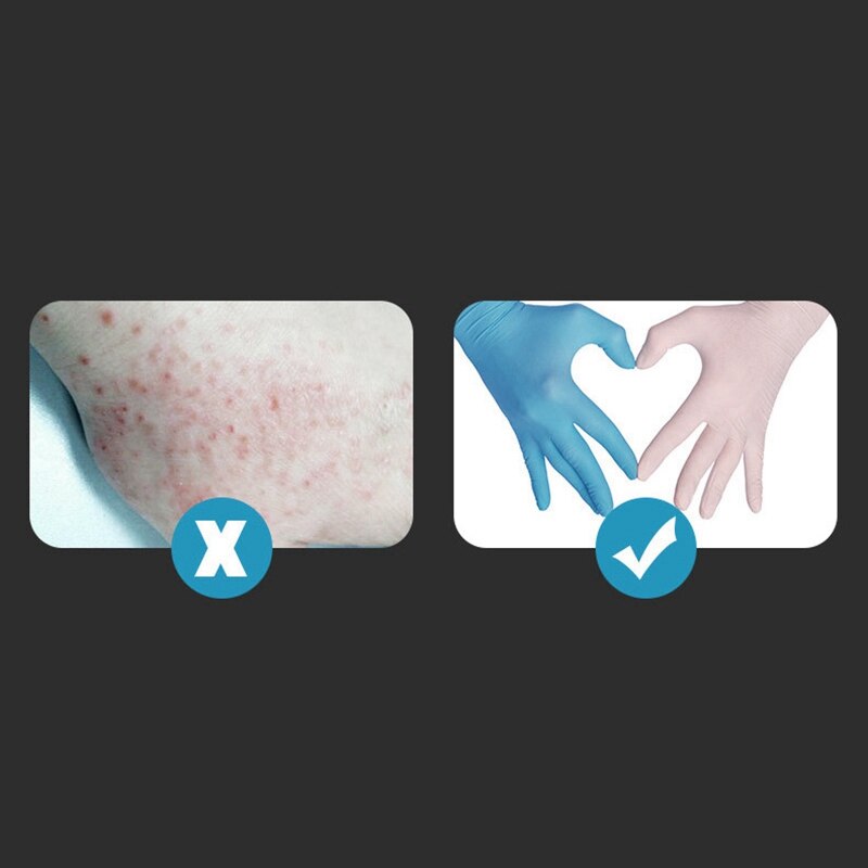 PVC Disposable Food Prep Gloves, Disposable Nitrile Work Gloves for Cooking, Food Handling, Press Sn