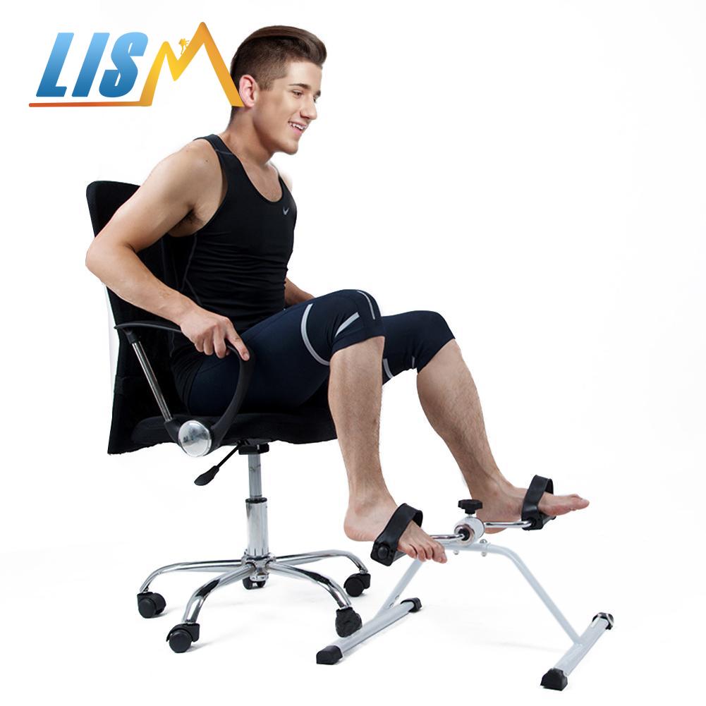 LISM Mini Pedal Stepper ÜSpund Maschine Faltbare drinnen Radfahren Fahrrad Schritt Hause Bein Trainer Fuß Trainer Büro Fitnessstudio Maschine