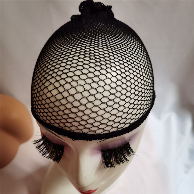 Wish Wig – filet à cheveux élastique extensible, casquette de perruque, maille Cool, Cosplay, résille de couleur noire,