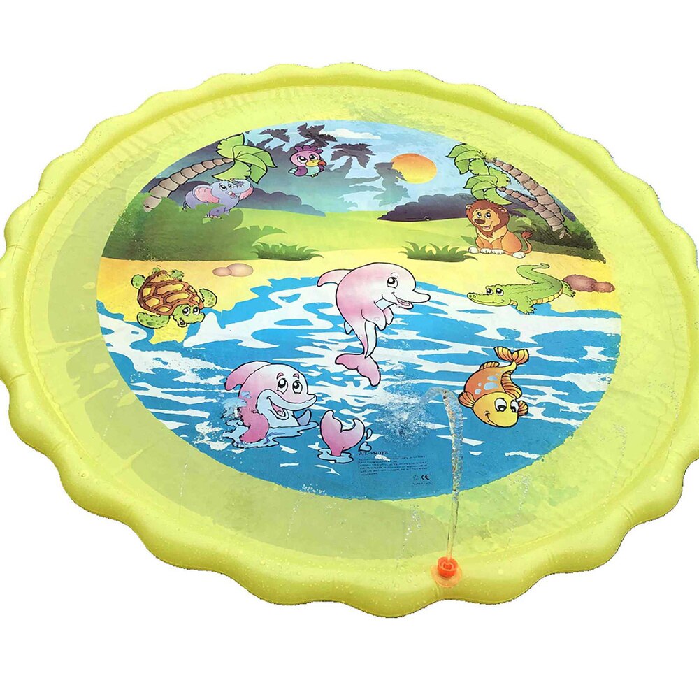 1pc sammenleggbare morsomme lekeputer vannspraymatte spraypute for barn