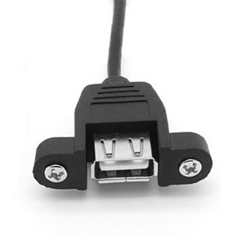 Computer Data Line USB 2.0 B Female Socket Panel Mount To USB B Male Printer Extension Cord with Ear Mount Extension Accessories