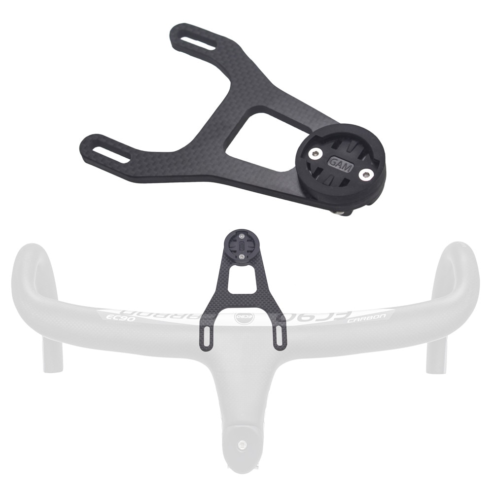 Soporte de fibra de carbono para ordenador de bicicleta, soporte para manillar 5D, GPS, para Garmin, iGPSPORT, Blackbird, la mayoría de GoPro