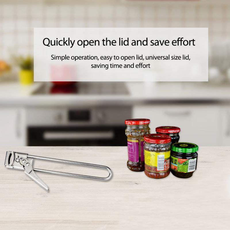 Adjustable Can Opener Multifunctional Stainless Steel Can Opener Home Can Opener Tool Home Dining Bar Tool Kitchen Gadgets