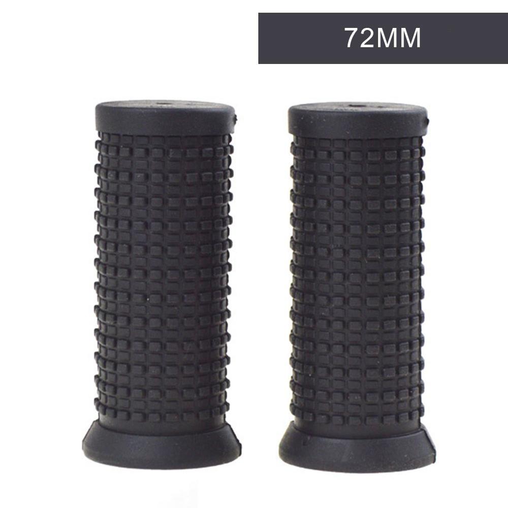 Poignées de guidon de vélo TPR caoutchouc pour tordre manette de vitesse VTT 22.2mm barre antidérapante longue et courte: 72mm