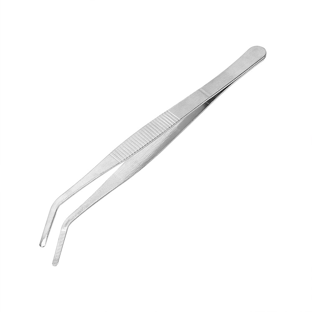 NICEYARD-Herramienta de mano antiestática, pinzas de codo de acero inoxidable, pinza transparente, 12,5 cm/14cm/16cm/18cm/20cm