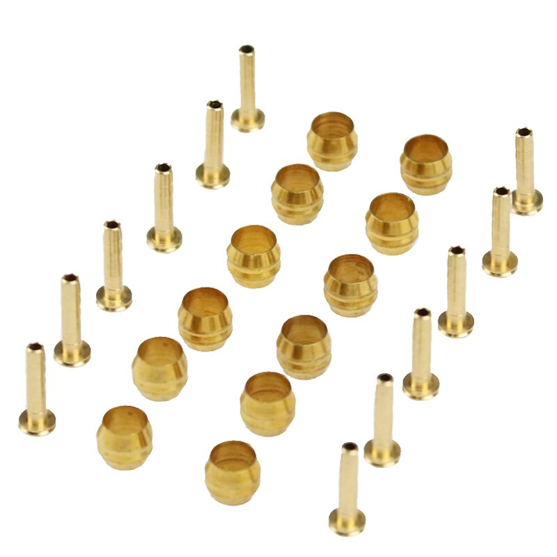 Brake Olive Insert 10er Set – Ersatz-Oliven Für Hydraulische Fahrradbremsen, Aus Kupfer, Für Bike-Bremsleitungen