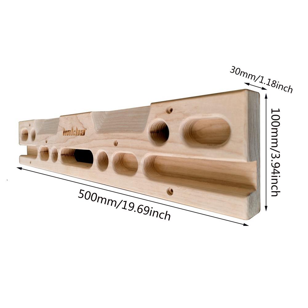 Wooden Fingerboard Climbing Indoor Outdoor Rock Climbing Grips Strength Sport Tools Finger And Grip Strength Training Hangboard: Default Title