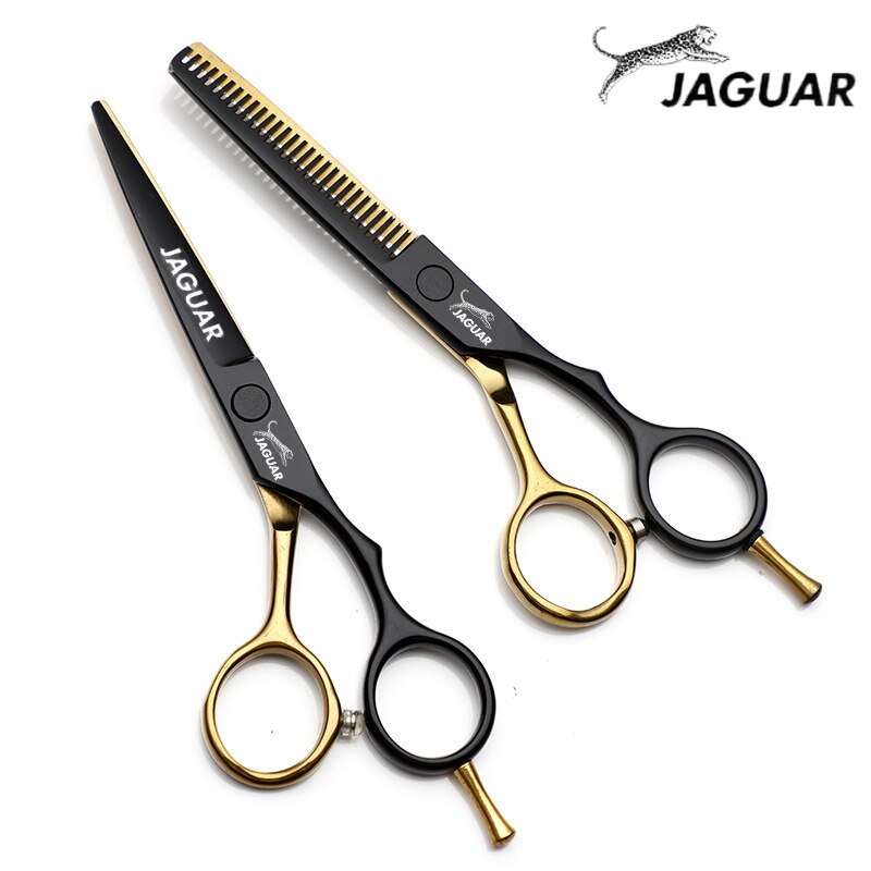 JAGUAR Hair Scissors 5.5&6.0 Inch Cutting Thinning Set Hairdressing Scissors Barber Tools salons she