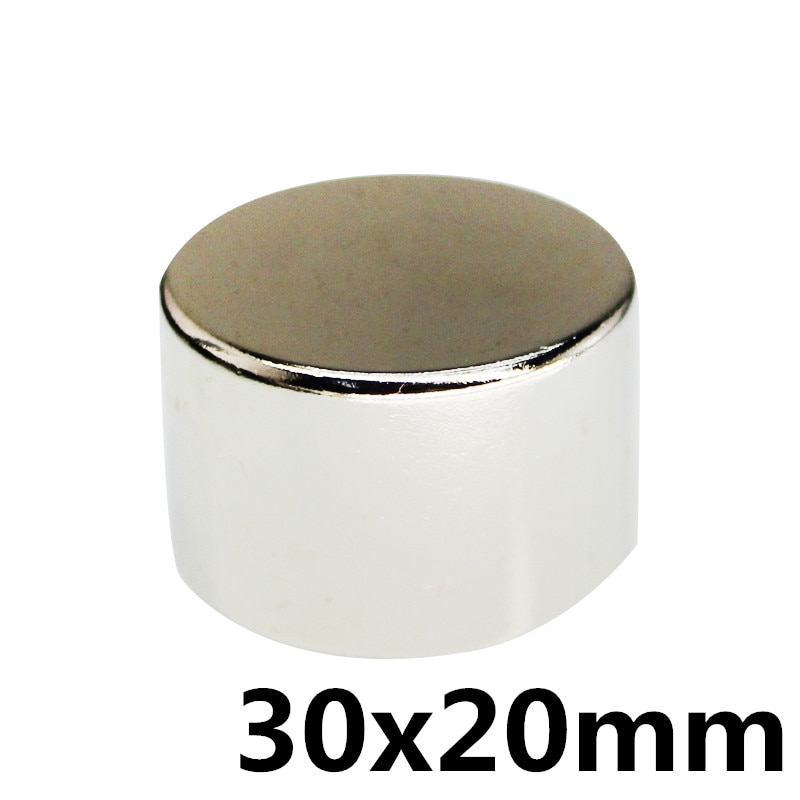 1pcs 30*20mm super krachtige Dia 30mm x 20mm neodymium magneet 30x20 disc magneet zeldzame aarde NdFeB N35 magneten