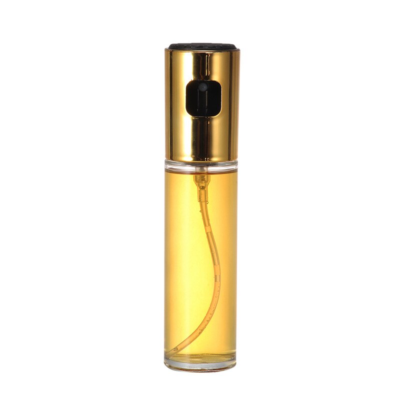 sprühen Flasche Glas Olivenöl Pumpe Sauciere BBQ Grill Spritzgerät BBQ Kochen Backen Essig sprühen Flasche Küche Werkzeuge: golden