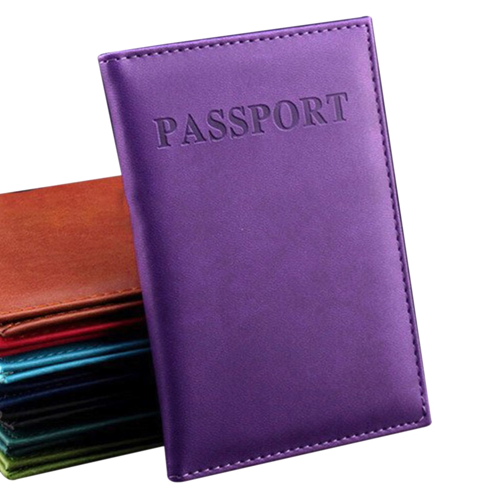 Unisex Paspoorten Clip Vrouwen Mannen Paspoort Opslag Houder Immitatie Lederen Reizen Paspoort Cover Card Organizer Case