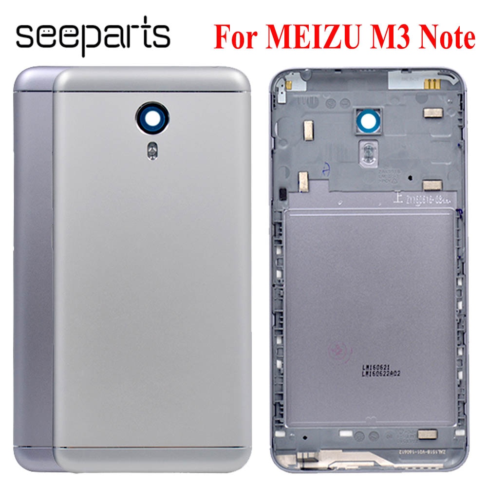 Funda de batería Meizu M3 Note carcasa trasera para batería funda carcasa para Meizu M681h funda de batería piezas de repuesto para Meizu L681h
