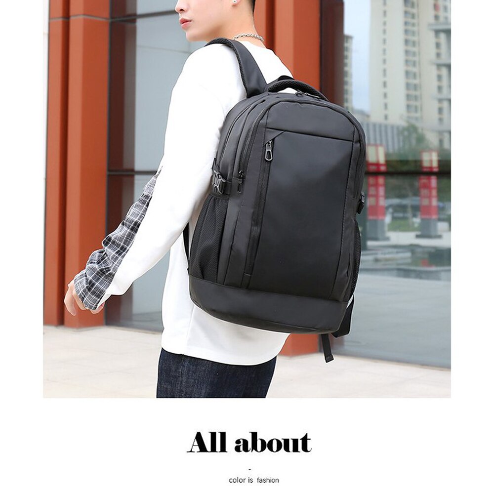 Laptop Backpack Men 17inch Office Work Men Backpack Business Bag Unisex Black Ultralight Backpack Thin Mochila