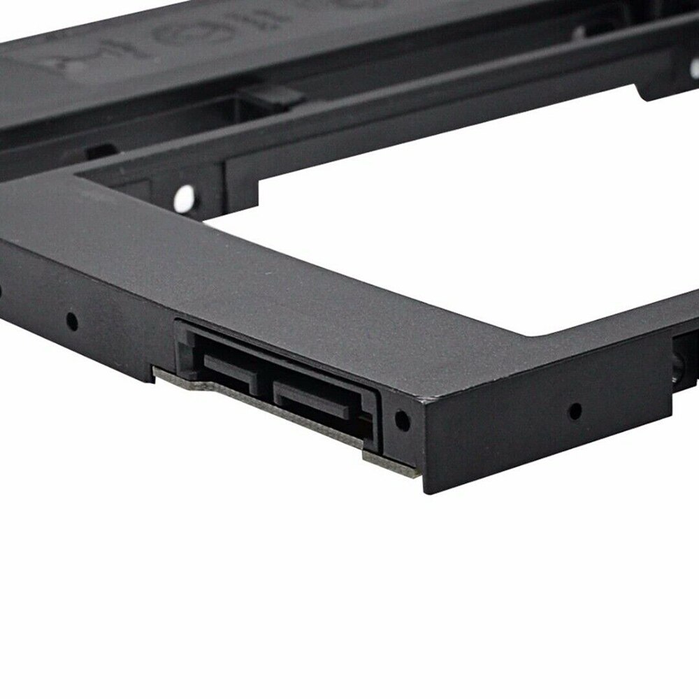 2nd SATA Second HDD Caddy To SATA 2.5&quot; Caddy HDD SSD 9.0mm Enclosure ATA Hard Drive rack adapter For Laptop CD ROM