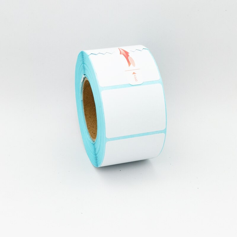 55 50 45 40 35 30 25 20 15 10 Blank Thermal Heat Sensitive Label Direct Print Bar Code Adhesive Unremovable Sticker