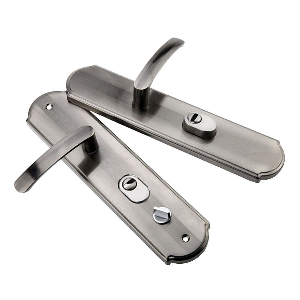Aluminium Alloy Door Handle Universal Security Door Handle Pair Lock Thickened Panel Handle Door Lock Household Hardware
